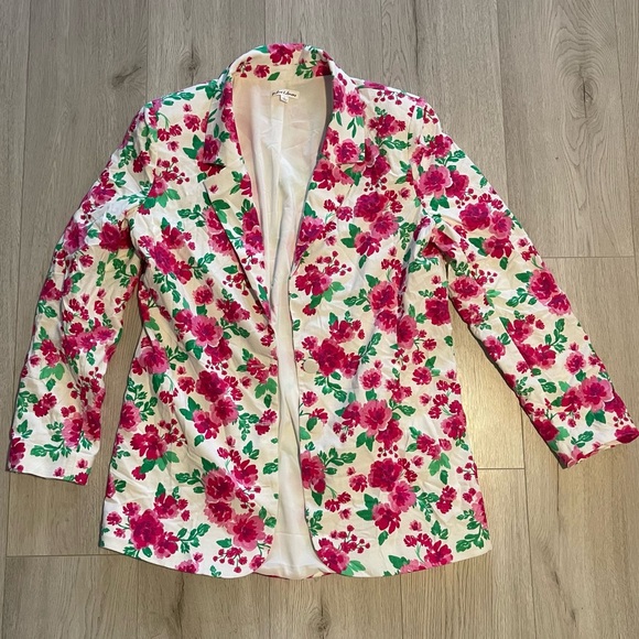 For Love & Lemons Tanner Blazer- Carnation - Picture 9 of 10